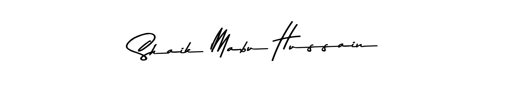 Design your own signature with our free online signature maker. With this signature software, you can create a handwritten (Asem Kandis PERSONAL USE) signature for name Shaik Mabu Hussain. Shaik Mabu Hussain signature style 9 images and pictures png