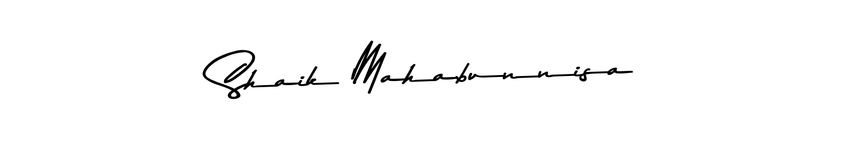 Make a beautiful signature design for name Shaik Mahabunnisa. Use this online signature maker to create a handwritten signature for free. Shaik Mahabunnisa signature style 9 images and pictures png