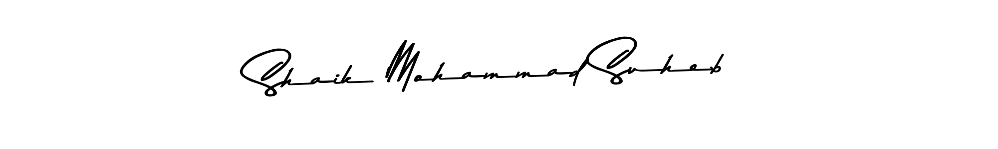 Design your own signature with our free online signature maker. With this signature software, you can create a handwritten (Asem Kandis PERSONAL USE) signature for name Shaik Mohammad Suheb. Shaik Mohammad Suheb signature style 9 images and pictures png