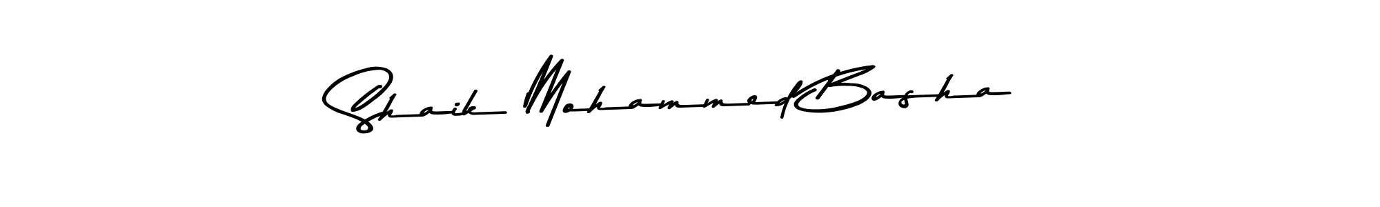 Create a beautiful signature design for name Shaik Mohammed Basha. With this signature (Asem Kandis PERSONAL USE) fonts, you can make a handwritten signature for free. Shaik Mohammed Basha signature style 9 images and pictures png