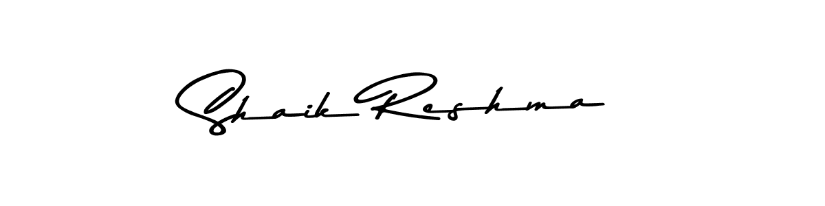 Make a beautiful signature design for name Shaik Reshma. With this signature (Asem Kandis PERSONAL USE) style, you can create a handwritten signature for free. Shaik Reshma signature style 9 images and pictures png