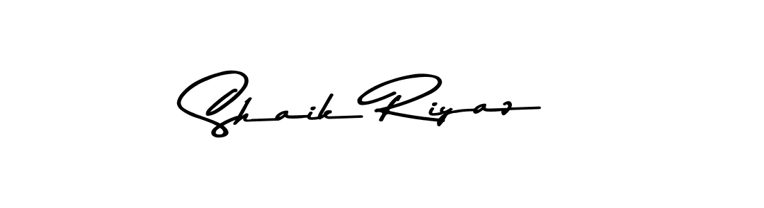 How to make Shaik Riyaz name signature. Use Asem Kandis PERSONAL USE style for creating short signs online. This is the latest handwritten sign. Shaik Riyaz signature style 9 images and pictures png