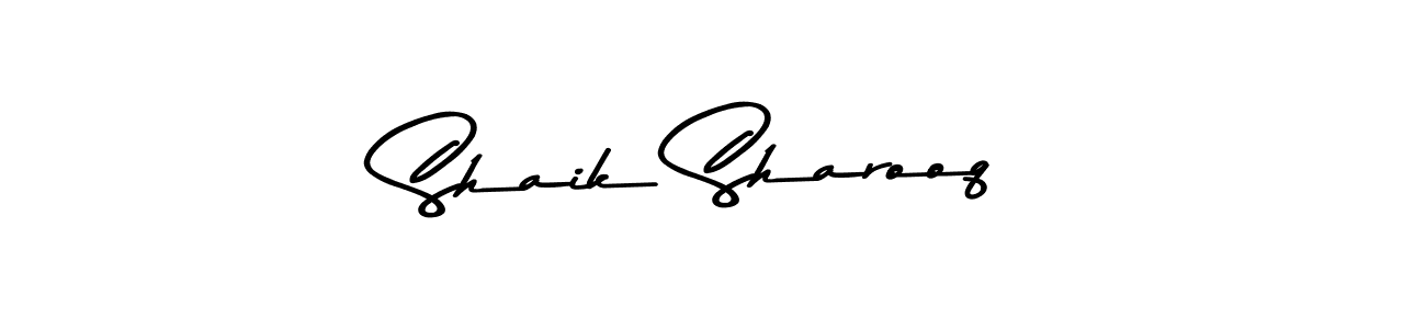 Design your own signature with our free online signature maker. With this signature software, you can create a handwritten (Asem Kandis PERSONAL USE) signature for name Shaik Sharooq. Shaik Sharooq signature style 9 images and pictures png