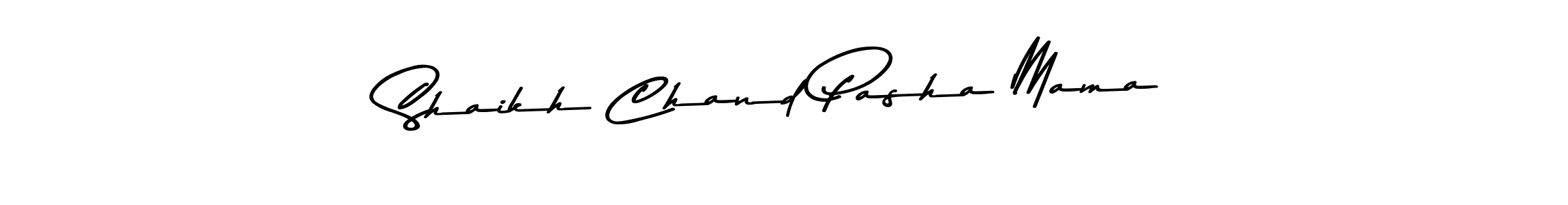 Shaikh Chand Pasha Mama stylish signature style. Best Handwritten Sign (Asem Kandis PERSONAL USE) for my name. Handwritten Signature Collection Ideas for my name Shaikh Chand Pasha Mama. Shaikh Chand Pasha Mama signature style 9 images and pictures png