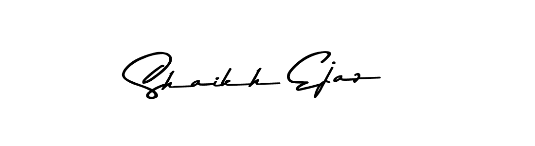 You can use this online signature creator to create a handwritten signature for the name Shaikh Ejaz. This is the best online autograph maker. Shaikh Ejaz signature style 9 images and pictures png