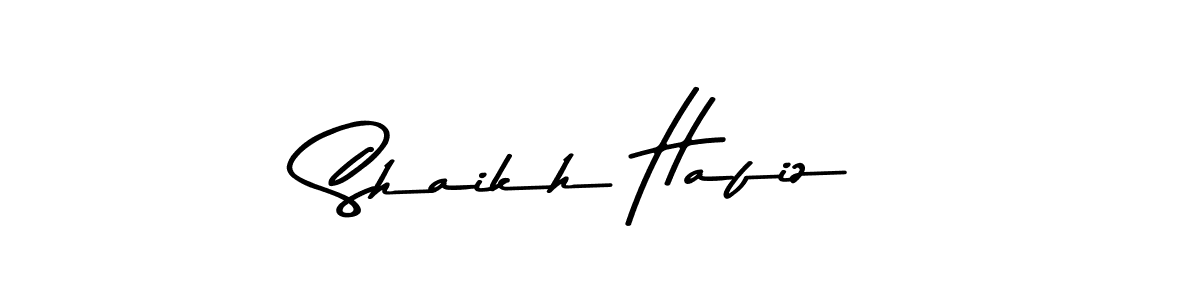 Design your own signature with our free online signature maker. With this signature software, you can create a handwritten (Asem Kandis PERSONAL USE) signature for name Shaikh Hafiz. Shaikh Hafiz signature style 9 images and pictures png