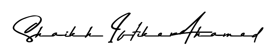 Enhance your business communications with Shaikh Iftiker Ahamed signature in Asem Kandis PERSONAL USE lettering. Clean, modern, and universally compatible. Shaikh Iftiker Ahamed signature style 9 images and pictures png
