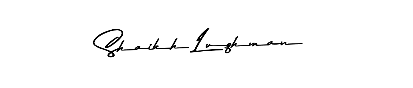 The best way (Asem Kandis PERSONAL USE) to make a short signature is to pick only two or three words in your name. The name Shaikh Luqhman include a total of six letters. For converting this name. Shaikh Luqhman signature style 9 images and pictures png
