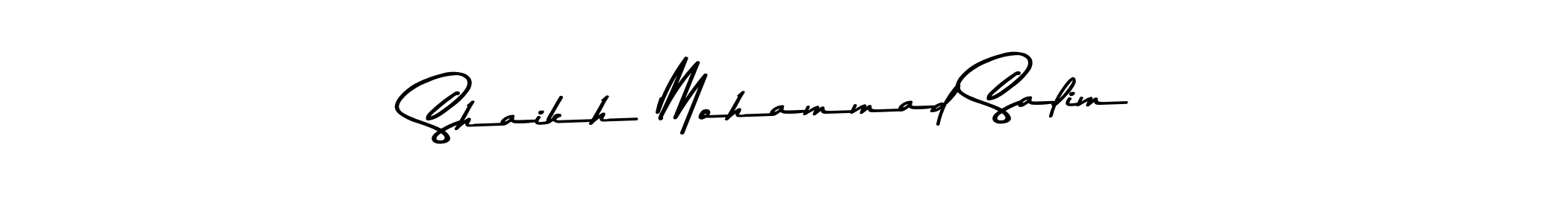 Similarly Asem Kandis PERSONAL USE is the best handwritten signature design. Signature creator online .You can use it as an online autograph creator for name Shaikh Mohammad Salim. Shaikh Mohammad Salim signature style 9 images and pictures png