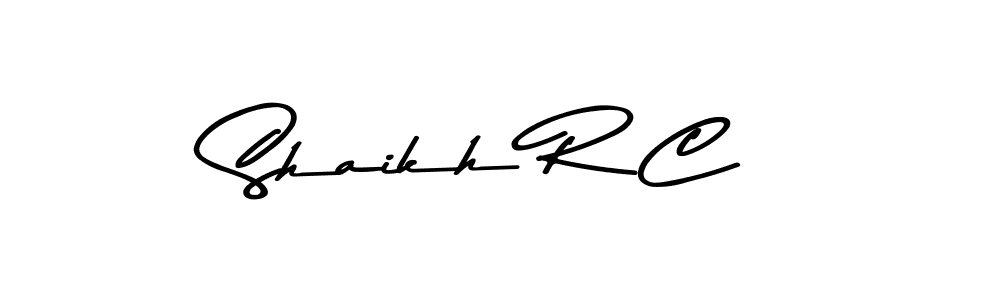 Here are the top 10 professional signature styles for the name Shaikh R C. These are the best autograph styles you can use for your name. Shaikh R C signature style 9 images and pictures png