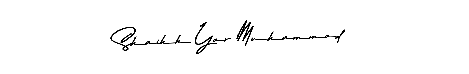Shaikh Yar Muhammad stylish signature style. Best Handwritten Sign (Asem Kandis PERSONAL USE) for my name. Handwritten Signature Collection Ideas for my name Shaikh Yar Muhammad. Shaikh Yar Muhammad signature style 9 images and pictures png