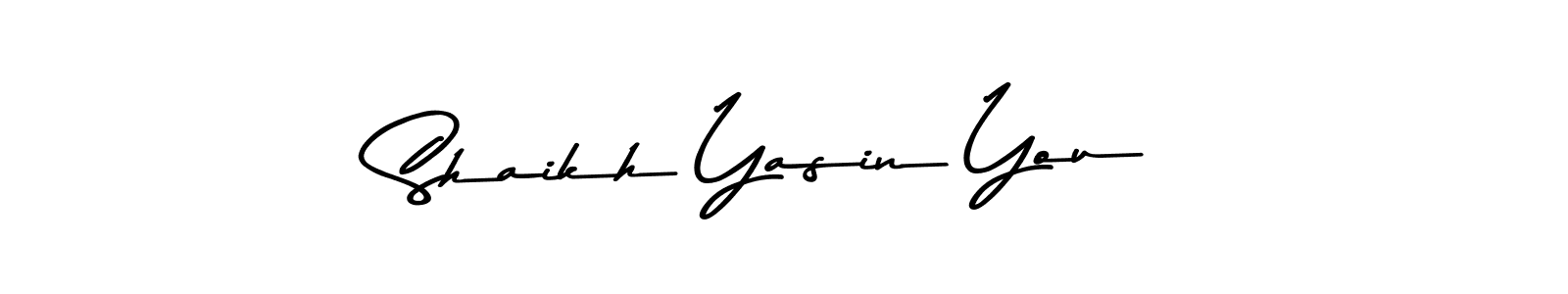Make a beautiful signature design for name Shaikh Yasin You. Use this online signature maker to create a handwritten signature for free. Shaikh Yasin You signature style 9 images and pictures png