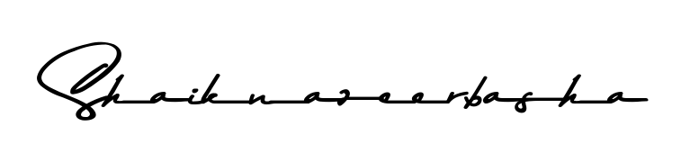 The best way (Asem Kandis PERSONAL USE) to make a short signature is to pick only two or three words in your name. For converting this name Shaiknazeerbasha. Shaiknazeerbasha signature style 9 images and pictures png