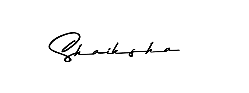 Shaiksha stylish signature style. Best Handwritten Sign (Asem Kandis PERSONAL USE) for my name. Handwritten Signature Collection Ideas for my name Shaiksha. Shaiksha signature style 9 images and pictures png