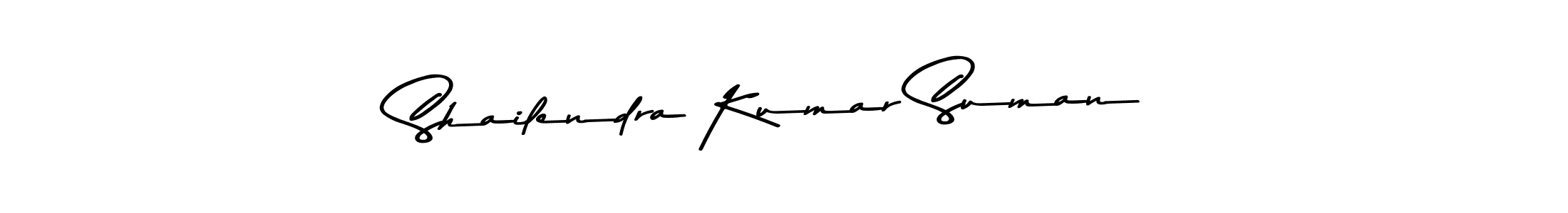 Create a beautiful signature design for name Shailendra Kumar Suman. With this signature (Asem Kandis PERSONAL USE) fonts, you can make a handwritten signature for free. Shailendra Kumar Suman signature style 9 images and pictures png