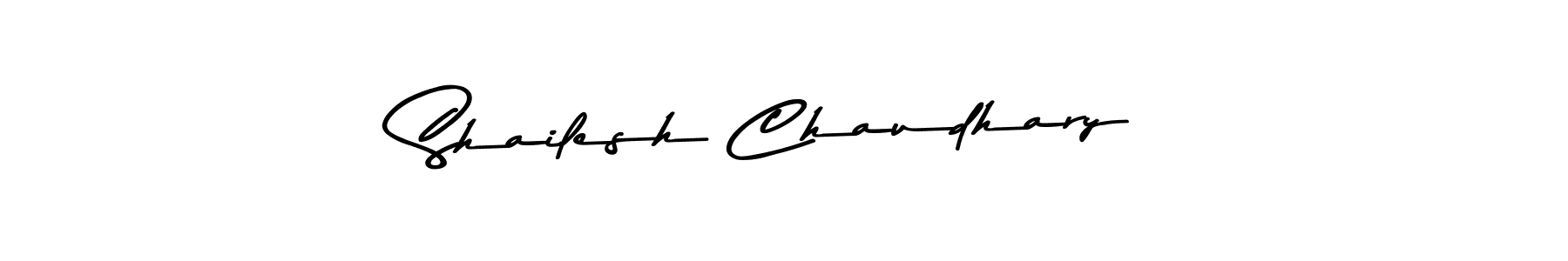 Design your own signature with our free online signature maker. With this signature software, you can create a handwritten (Asem Kandis PERSONAL USE) signature for name Shailesh Chaudhary. Shailesh Chaudhary signature style 9 images and pictures png