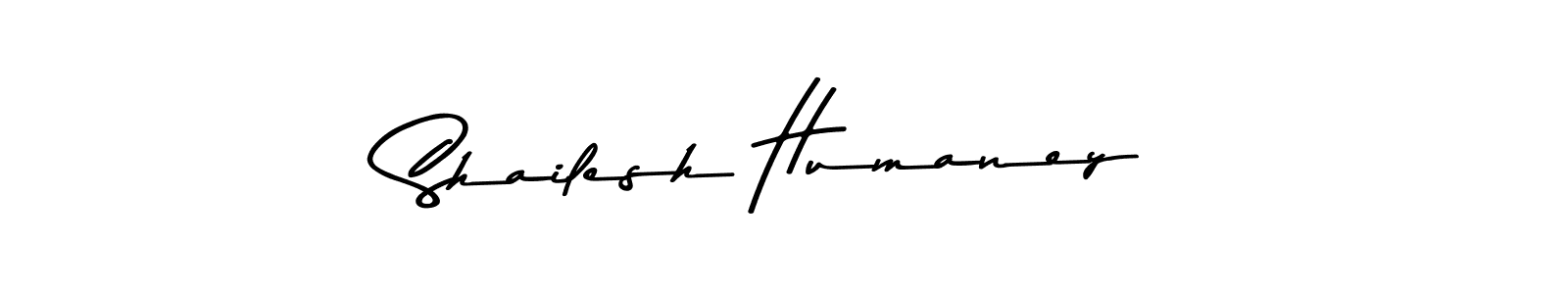 Shailesh Humaney stylish signature style. Best Handwritten Sign (Asem Kandis PERSONAL USE) for my name. Handwritten Signature Collection Ideas for my name Shailesh Humaney. Shailesh Humaney signature style 9 images and pictures png
