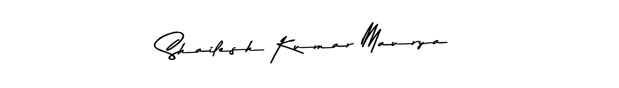 Design your own signature with our free online signature maker. With this signature software, you can create a handwritten (Asem Kandis PERSONAL USE) signature for name Shailesh Kumar Maurya. Shailesh Kumar Maurya signature style 9 images and pictures png