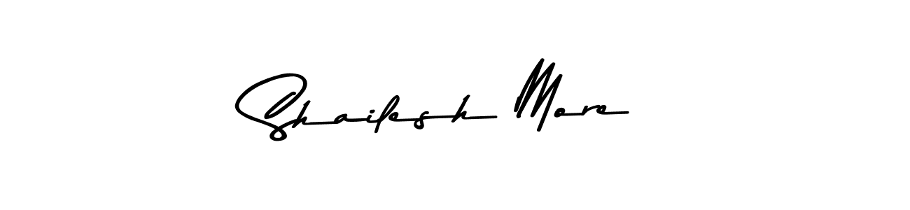 Also You can easily find your signature by using the search form. We will create Shailesh More name handwritten signature images for you free of cost using Asem Kandis PERSONAL USE sign style. Shailesh More signature style 9 images and pictures png