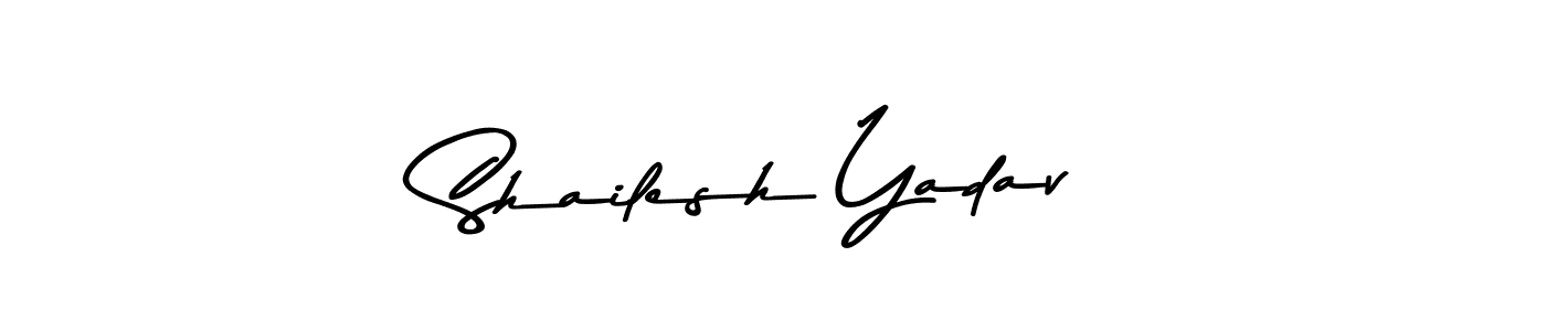 Make a beautiful signature design for name Shailesh Yadav. With this signature (Asem Kandis PERSONAL USE) style, you can create a handwritten signature for free. Shailesh Yadav signature style 9 images and pictures png