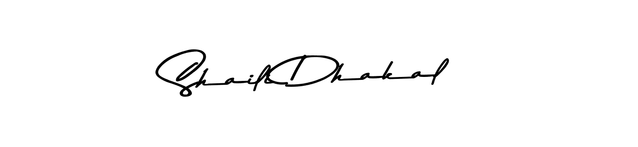 Design your own signature with our free online signature maker. With this signature software, you can create a handwritten (Asem Kandis PERSONAL USE) signature for name Shaili Dhakal. Shaili Dhakal signature style 9 images and pictures png