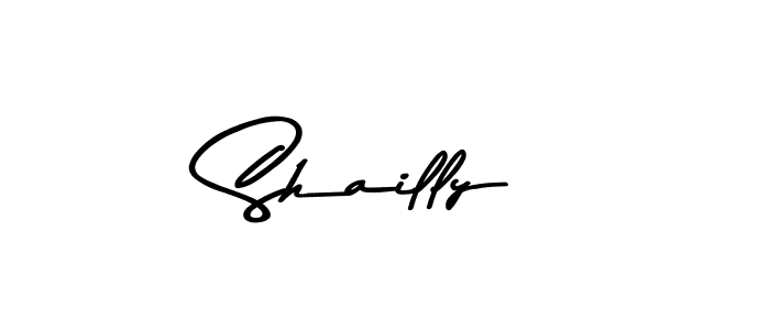 Design your own signature with our free online signature maker. With this signature software, you can create a handwritten (Asem Kandis PERSONAL USE) signature for name Shailly. Shailly signature style 9 images and pictures png