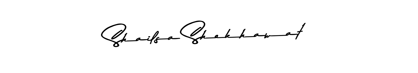 Also You can easily find your signature by using the search form. We will create Shailsa Shekhawat name handwritten signature images for you free of cost using Asem Kandis PERSONAL USE sign style. Shailsa Shekhawat signature style 9 images and pictures png