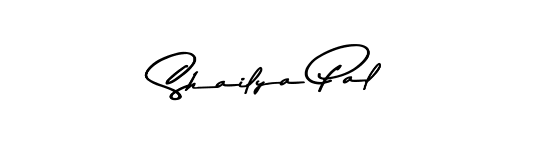 How to make Shailya Pal name signature. Use Asem Kandis PERSONAL USE style for creating short signs online. This is the latest handwritten sign. Shailya Pal signature style 9 images and pictures png