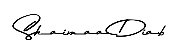 This is the best signature style for the Shaimaa Diab name. Also you like these signature font (Asem Kandis PERSONAL USE). Mix name signature. Shaimaa Diab signature style 9 images and pictures png