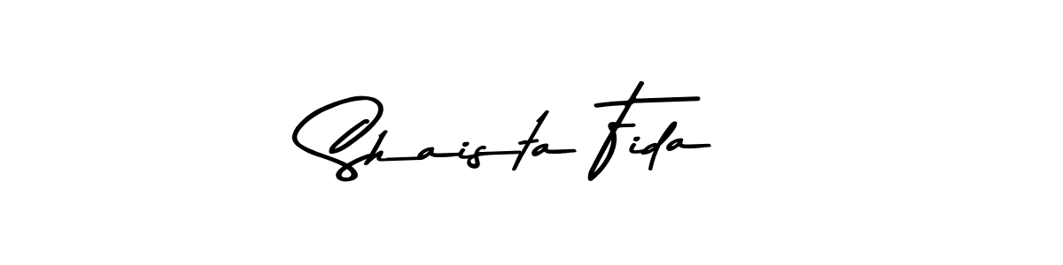 Design your own signature with our free online signature maker. With this signature software, you can create a handwritten (Asem Kandis PERSONAL USE) signature for name Shaista Fida. Shaista Fida signature style 9 images and pictures png