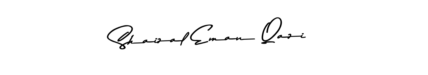Make a beautiful signature design for name Shaizal Eman Qazi. Use this online signature maker to create a handwritten signature for free. Shaizal Eman Qazi signature style 9 images and pictures png