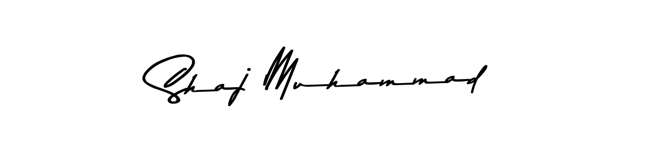 Shaj Muhammad stylish signature style. Best Handwritten Sign (Asem Kandis PERSONAL USE) for my name. Handwritten Signature Collection Ideas for my name Shaj Muhammad. Shaj Muhammad signature style 9 images and pictures png