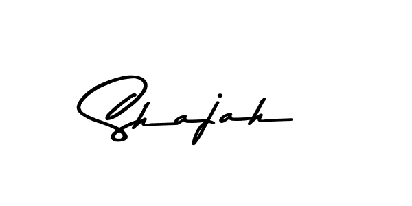 Create a beautiful signature design for name Shajah. With this signature (Asem Kandis PERSONAL USE) fonts, you can make a handwritten signature for free. Shajah signature style 9 images and pictures png