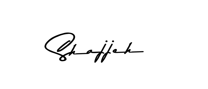 Design your own signature with our free online signature maker. With this signature software, you can create a handwritten (Asem Kandis PERSONAL USE) signature for name Shajjeh. Shajjeh signature style 9 images and pictures png