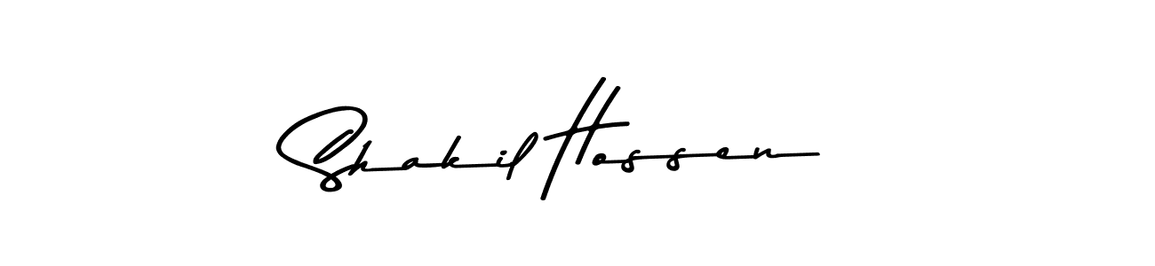 Create a beautiful signature design for name Shakil Hossen. With this signature (Asem Kandis PERSONAL USE) fonts, you can make a handwritten signature for free. Shakil Hossen signature style 9 images and pictures png