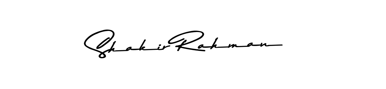 Make a beautiful signature design for name Shakir Rahman. With this signature (Asem Kandis PERSONAL USE) style, you can create a handwritten signature for free. Shakir Rahman signature style 9 images and pictures png