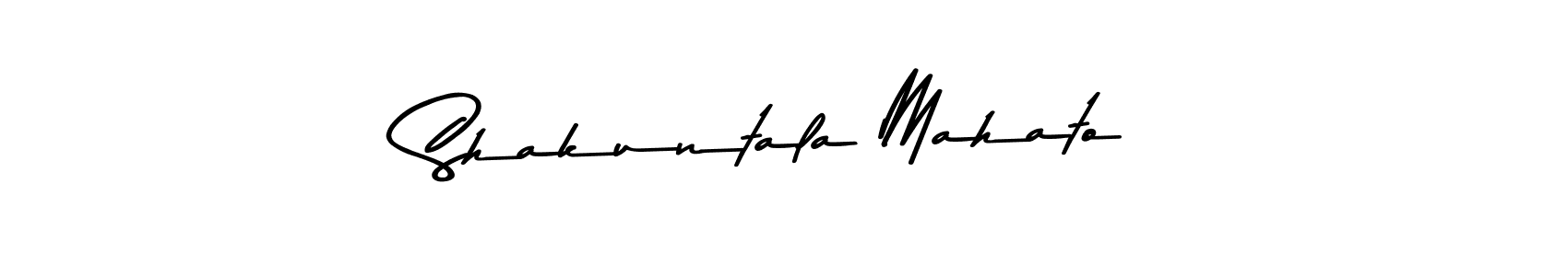 Make a beautiful signature design for name Shakuntala Mahato. With this signature (Asem Kandis PERSONAL USE) style, you can create a handwritten signature for free. Shakuntala Mahato signature style 9 images and pictures png