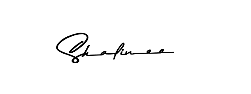 Design your own signature with our free online signature maker. With this signature software, you can create a handwritten (Asem Kandis PERSONAL USE) signature for name Shalinee. Shalinee signature style 9 images and pictures png