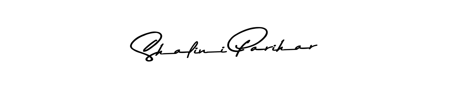 Create a beautiful signature design for name Shalini Parihar. With this signature (Asem Kandis PERSONAL USE) fonts, you can make a handwritten signature for free. Shalini Parihar signature style 9 images and pictures png