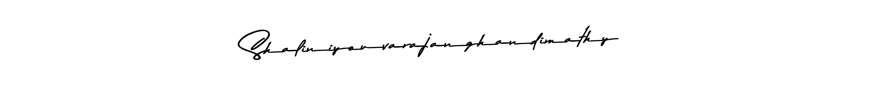 How to make Shaliniyouvarajanghandimathy signature? Asem Kandis PERSONAL USE is a professional autograph style. Create handwritten signature for Shaliniyouvarajanghandimathy name. Shaliniyouvarajanghandimathy signature style 9 images and pictures png