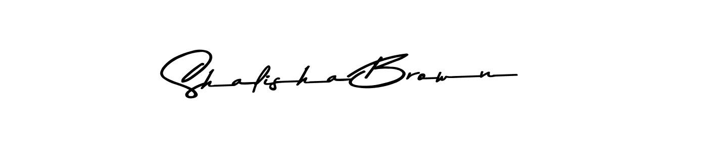 Asem Kandis PERSONAL USE is a professional signature style that is perfect for those who want to add a touch of class to their signature. It is also a great choice for those who want to make their signature more unique. Get Shalisha Brown name to fancy signature for free. Shalisha Brown signature style 9 images and pictures png
