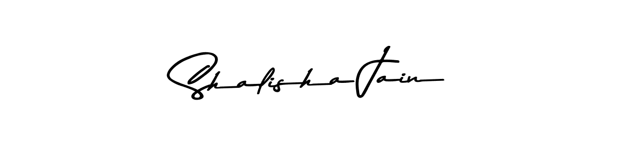 Create a beautiful signature design for name Shalisha Jain. With this signature (Asem Kandis PERSONAL USE) fonts, you can make a handwritten signature for free. Shalisha Jain signature style 9 images and pictures png