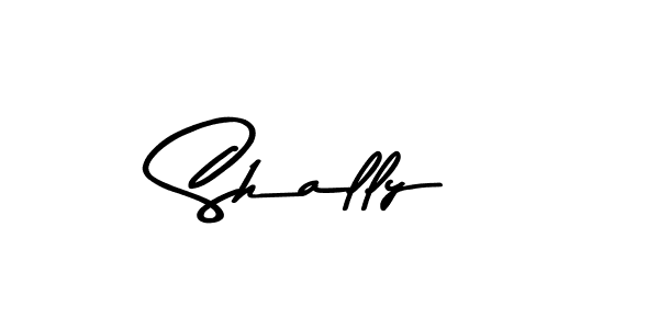 Design your own signature with our free online signature maker. With this signature software, you can create a handwritten (Asem Kandis PERSONAL USE) signature for name Shally. Shally signature style 9 images and pictures png