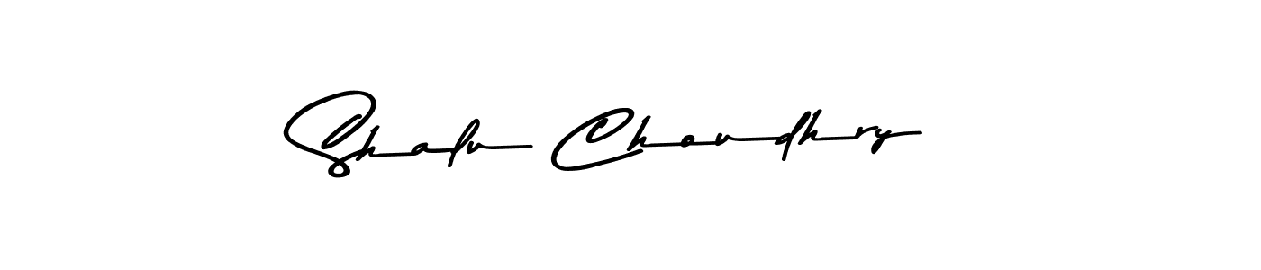 Make a beautiful signature design for name Shalu Choudhry. With this signature (Asem Kandis PERSONAL USE) style, you can create a handwritten signature for free. Shalu Choudhry signature style 9 images and pictures png