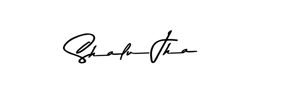 Design your own signature with our free online signature maker. With this signature software, you can create a handwritten (Asem Kandis PERSONAL USE) signature for name Shalu Jha. Shalu Jha signature style 9 images and pictures png