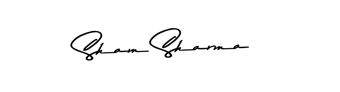 Sham Sharma stylish signature style. Best Handwritten Sign (Asem Kandis PERSONAL USE) for my name. Handwritten Signature Collection Ideas for my name Sham Sharma. Sham Sharma signature style 9 images and pictures png