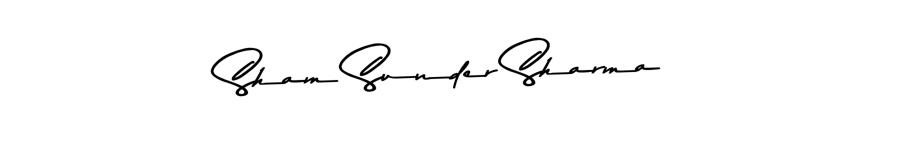 Also we have Sham Sunder Sharma name is the best signature style. Create professional handwritten signature collection using Asem Kandis PERSONAL USE autograph style. Sham Sunder Sharma signature style 9 images and pictures png