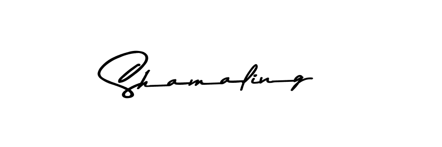 Design your own signature with our free online signature maker. With this signature software, you can create a handwritten (Asem Kandis PERSONAL USE) signature for name Shamaling. Shamaling signature style 9 images and pictures png