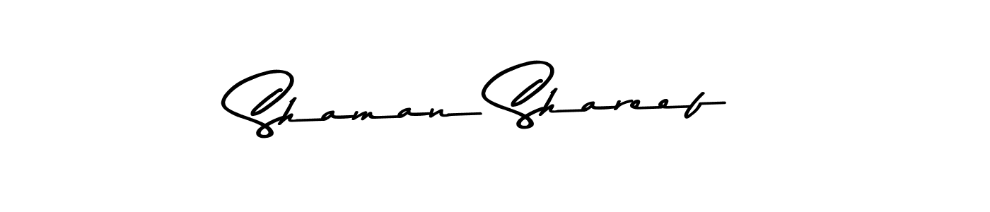The best way (Asem Kandis PERSONAL USE) to make a short signature is to pick only two or three words in your name. The name Shaman Shareef include a total of six letters. For converting this name. Shaman Shareef signature style 9 images and pictures png