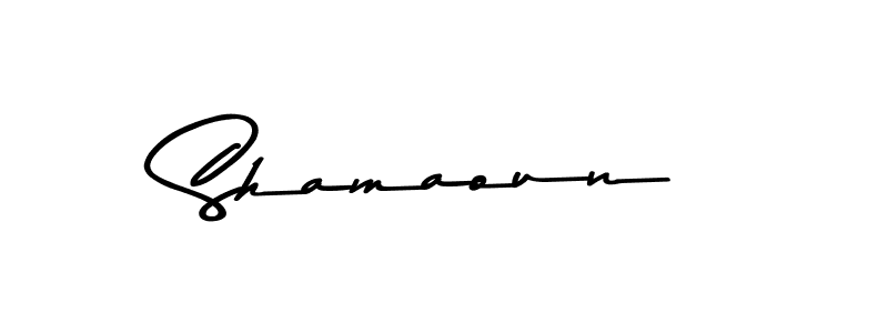 Shamaoun stylish signature style. Best Handwritten Sign (Asem Kandis PERSONAL USE) for my name. Handwritten Signature Collection Ideas for my name Shamaoun. Shamaoun signature style 9 images and pictures png